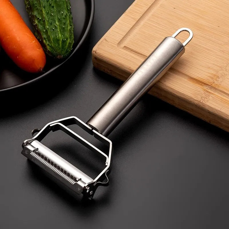 Multifunctional Kitchen Peeler ,slice and dice with ease essential kitchen tool you need.