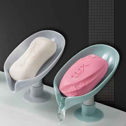 Leaf Shaped soap holder ,keep your soap dry ,clean and stylish.