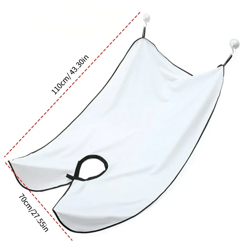 Male Shaving Apron Beard Catcher Cape Care groom without the mess say goodbye to bathroom cleanup get yours today and experience the difference.