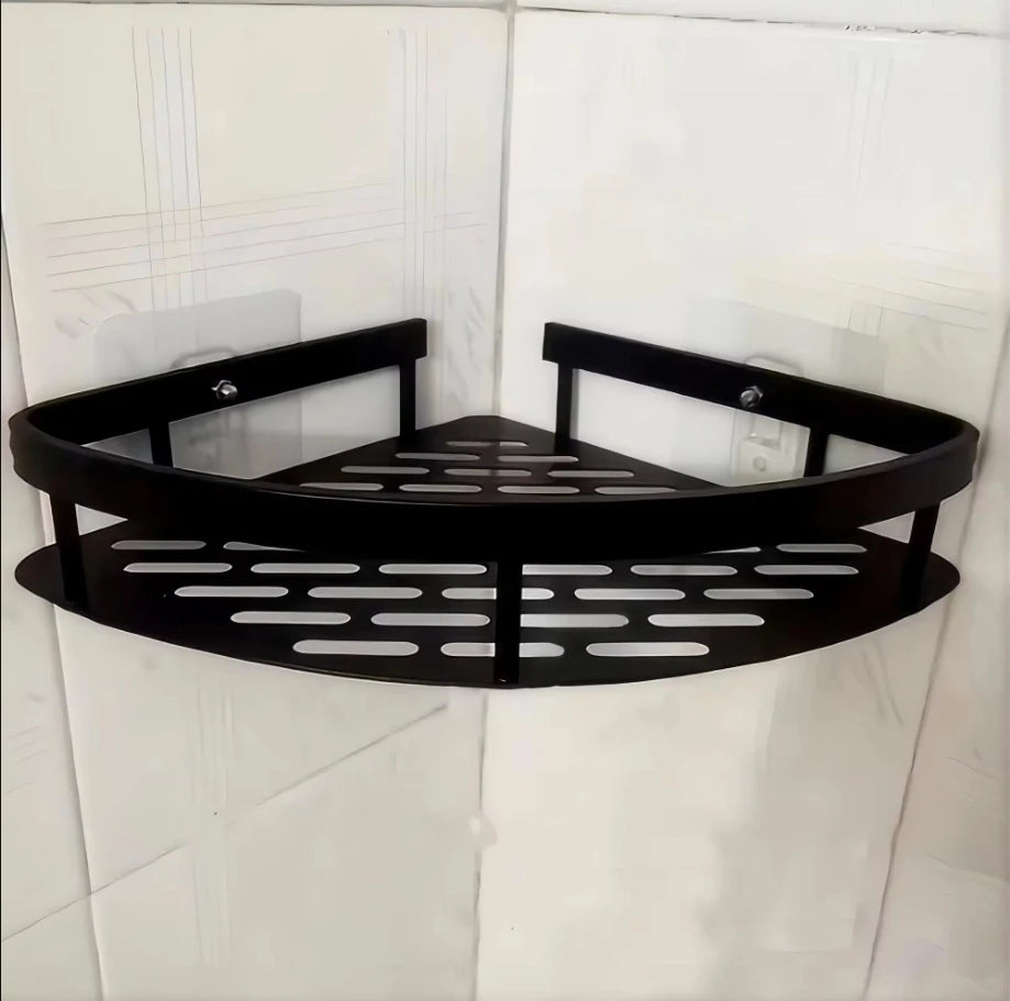 Bathroom Storage Rack No Drill Shelves Wall Mount Corner Shelf Shower Holder For WC Shampoo Organizer Bathroom Accessories